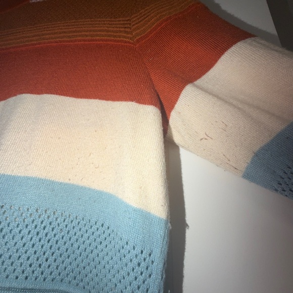 Striped Multicolor Market & Spruce Sweater Size Large - Picture 2 of 6